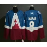 Men's Colorado Avalanche #8 Cale Makar Blue 2020 Stadium Series Adidas Stitched NHL Jersey