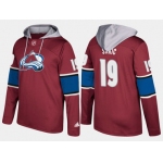 Adidas Colorado Avalanche 19 Joe Sakic Retired Burgundy Name And Number Hoodie