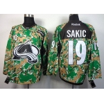 Colorado Avalanche #19 Joe Sakic 2014 Camo Jersey