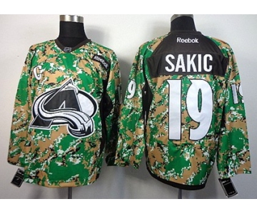 Colorado Avalanche #19 Joe Sakic 2014 Camo Jersey