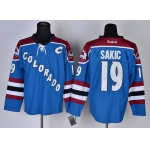 Colorado Avalanche #19 Joe Sakic Blue Third Jersey