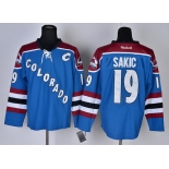 Colorado Avalanche #19 Joe Sakic Blue Third Jersey