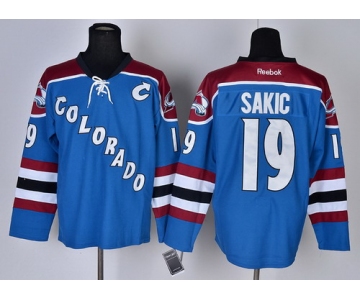 Colorado Avalanche #19 Joe Sakic Blue Third Jersey