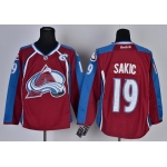 Colorado Avalanche #19 Joe Sakic Red Jersey