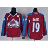 Colorado Avalanche #19 Joe Sakic Red Jersey