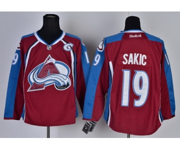 Colorado Avalanche #19 Joe Sakic Red Jersey