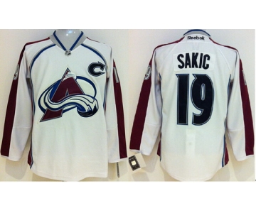 Colorado Avalanche #19 Joe Sakic White Jersey