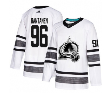 Avalanche #96 Mikko Rantanen White Authentic 2019 All-Star Stitched Hockey Jersey