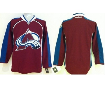 Colorado Avalanche Blank Red Jersey