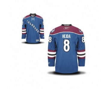 Reebok Colorado Avalanche #8 Jan Hejda Authentic Royal Blue Alternate NHL Jersey