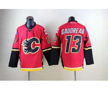 Calgary Flames #13 Johnny Gaudreau Red Jersey