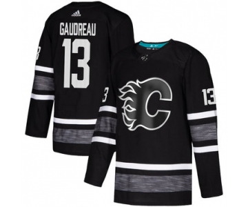 Flames #13 Johnny Gaudreau Black Authentic 2019 All-Star Stitched Hockey Jersey