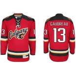 Men's Calgary Flames #13 Johnny Gaudreau 2016 Premier Alternate Jersey