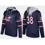 Adidas Columbus Blue Jackets 38 Boone Jenner Name And Number Navy Hoodie