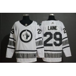 Men's Winnipeg Jets 29 Patrik Laine White 2019 NHL All-Star Adidas Jersey