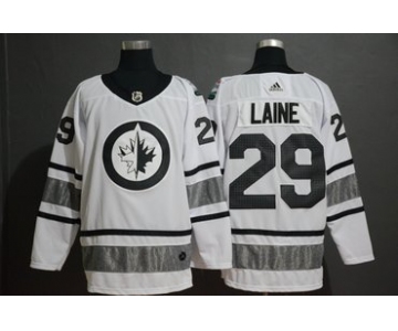 Men's Winnipeg Jets 29 Patrik Laine White 2019 NHL All-Star Adidas Jersey