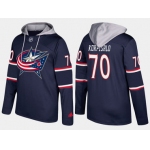 Adidas Columbus Blue Jackets 70 Joonas Korpisalo Name And Number Navy Hoodie