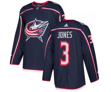 Adidas Blue Jackets #3 Seth Jones Navy Blue Home Authentic Stitched NHL Jersey