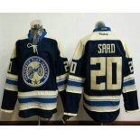 Men's Columbus Blue Jackets #20 Brandon Saad Blue Third Stitched NHL Reebok Hockey Jersey