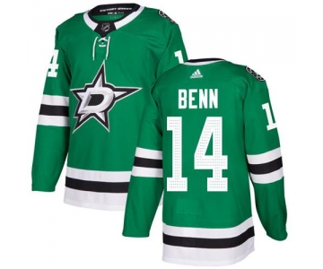 Adidas Dallas Stars #14 Jamie Benn Green Home Authentic Youth Stitched NHL Jersey