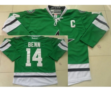 Dallas Stars #14 Jamie Benn 2013 Green Jersey