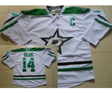 Dallas Stars #14 Jamie Benn 2013 White Jersey