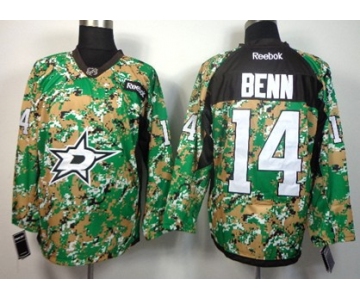 Dallas Stars #14 Jamie Benn 2014 Camo Jersey