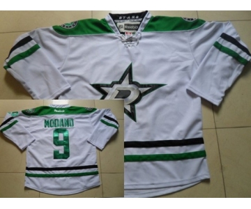 Dallas Stars #9 Mike Modano 2013 White Jersey