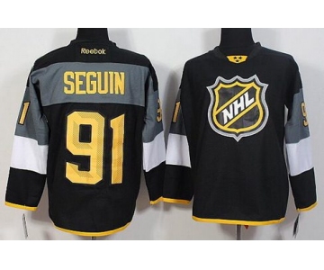 Men's Dallas Stars #91 Tyler Seguin Reebok Black 2016 NHL All-Star Premier Jersey