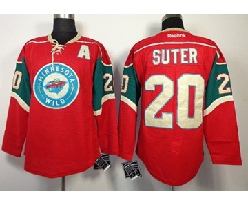 Minnesota Wild #20 Ryan Suter Red Jersey