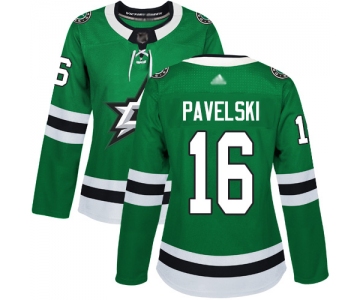 Dallas Stars #16 Joe Pavelski Green Home Authentic Women's Stitched Hockey Jersey