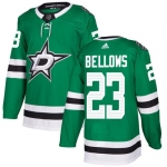 Adidas Dallas Stars #23 Brian Bellows Green Home Authentic Stitched NHL Jersey