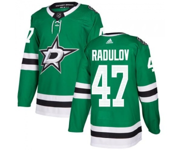 Adidas Stars #47 Alexander Radulov Green Home Authentic Stitched NHL Jersey