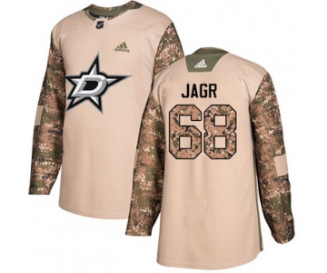 Adidas Stars #68 Jaromir Jagr Camo Authentic 2017 Veterans Day Stitched NHL Jersey