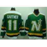 Dallas Stars #11 Mike Gartner Green Throwback CCM Jersey