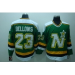 Dallas Stars #23 Brian Bellows Green Throwback CCM Jersey