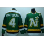 Dallas Stars #4 Craig Hartsburg Green Throwback CCM Jersey