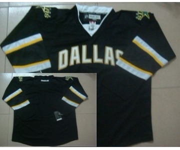 Dallas Stars Blank Black Jersey