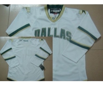 Dallas Stars Blank White Jersey