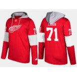 Adidas Detroit Red Wings 71 Dylan Larkin Name And Number Red Hoodie