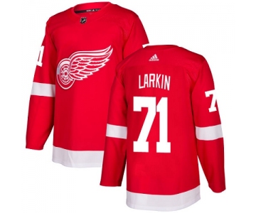 Adidas Detroit Red Wings #71 Dylan Larkin Red Home Authentic Stitched Youth NHL Jersey