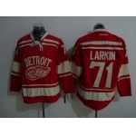 Men's Detroit Red Wings #71 Dylan Larkin 2014 Winter Classic Red Jersey