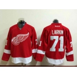 Men's Detroit Red Wings #71 Dylan Larkin Reebok Red Home Premier Jersey