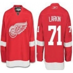 Reebok Detroit Red Wings #71 Dylan Larkin Premier Home Jersey