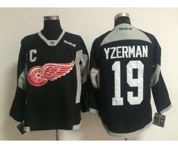 Detroit Red Wings #19 Steve Yzerman 2014 Training Black Jersey