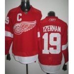 Detroit Red Wings #19 Steve Yzerman Red Jersey