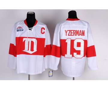 Detroit Red Wings #19 Steve Yzerman White Winter Classic Jersey