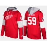 Adidas Detroit Red Wings 59 Tyler Bertuzzi Name And Number Red Hoodie