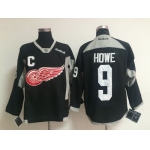 Detroit Red Wings #9 Gordie Howe 2014 Training Black Jersey