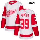 Adidas Detroit Red Wings #39 Anthony Mantha White Away Authentic Stitched  NHL Jersey